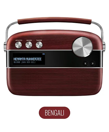 Saregama Carvaan Bengali Music Player with 5000 Preloaded Songs - Maroon