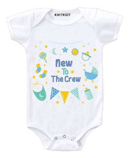 new to the crew onesie