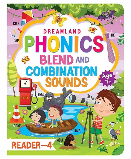 Dreamland Phonics Reader Book 4 for Children  - Blends and Combination Sounds