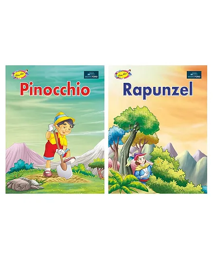 Book Ford Publications Pinocchio & Rapunzal Story Book Combo of 2 - English