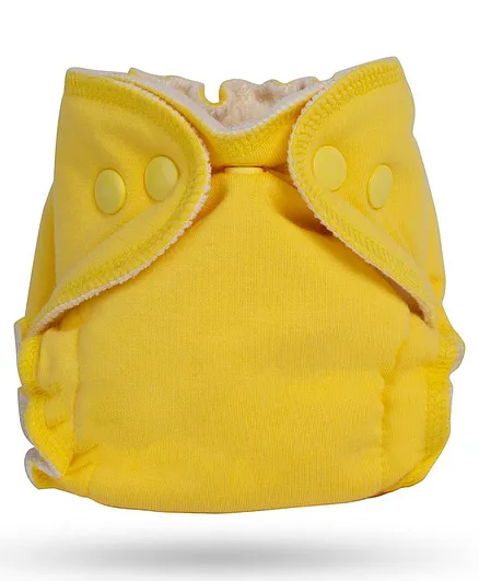 Tickle's Cloth Diaper With 2 Inserts -Yellow