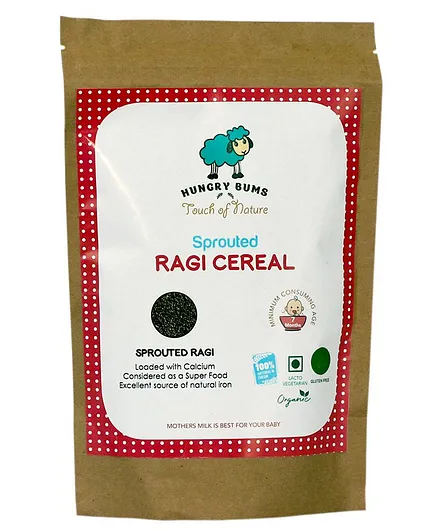 Hungrybums Sprouted Ragi Cereal - 300 gm