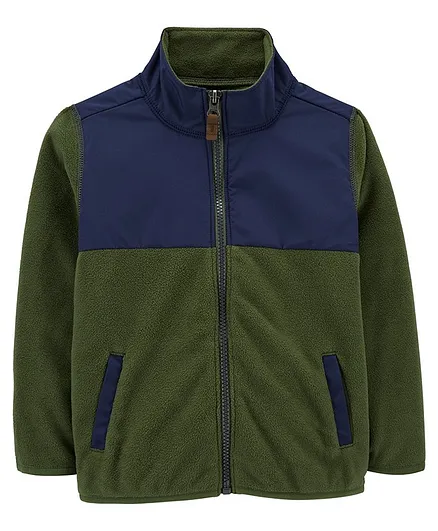 Carter's Zip-Up Fleece Jacket - Green