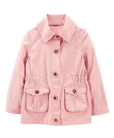 Carter's Twill Jacket - Pink