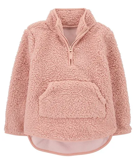 Carter's Sherpa Pullover - Pink