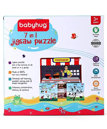 Babyhug 7 in 1 Jigsaw Puzzle TYPZ003