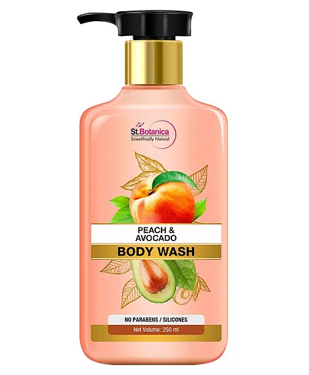 St.Botanica  Peach & Avocado Body Wash - 250 ml
