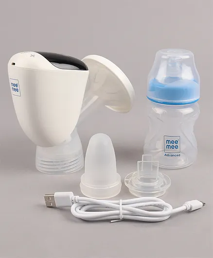 Mee Mee Advanced Digital Electric Breast Pump With 3 Modes - White
