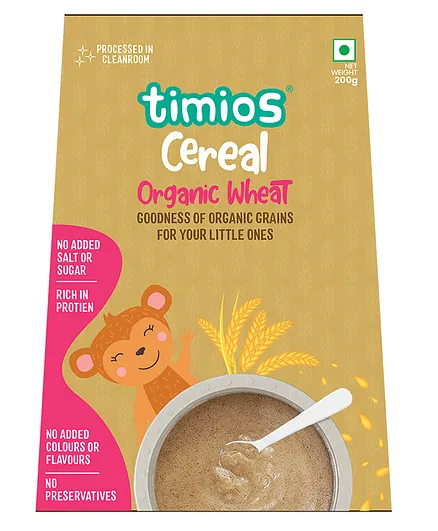 Timios Organic Wheat Porridge  -  200 gm
