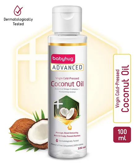 Babyhug Advanced Cold Pressed Extra Virgin Coconut Oil - 100 ml