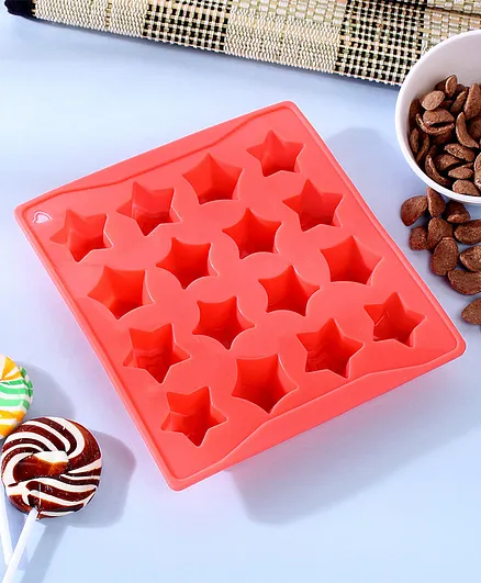 Silicone ABCD Shaped Chocolate Mould - Brown