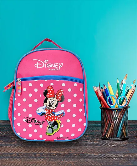 Fun Homes Disney Minnie Mouse School Bag Pink - 14 Inches