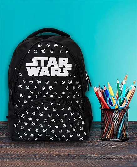 Fun Homes Star Wars School Bag Black - 17 Inches