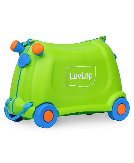 Luv Lap Kids Ride-On Suitcase And Carry-On Luggage - Green
