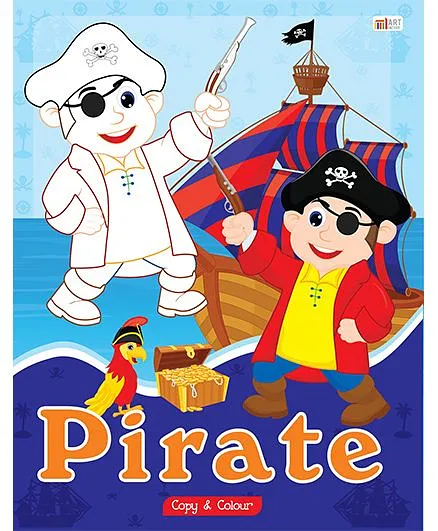 Pirate Copy Color Book - English