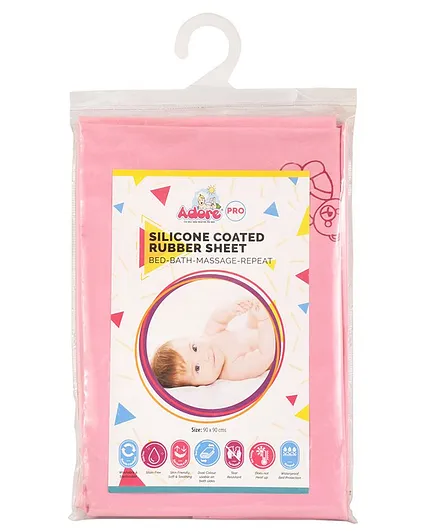 Adore Silicone Rubber Sheet Teddy Print - ( Colour May Vary )