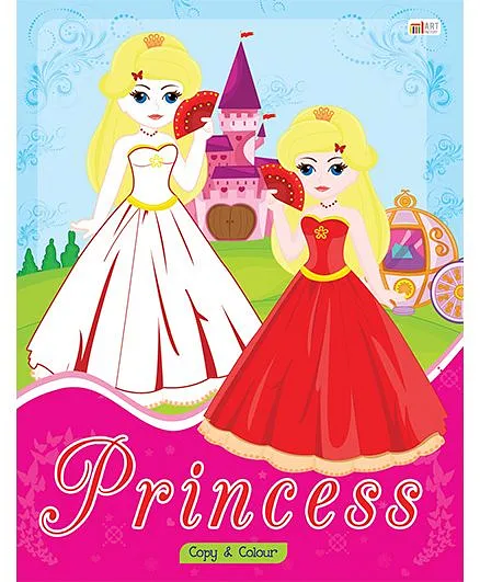 Princess Copy Color Book - English