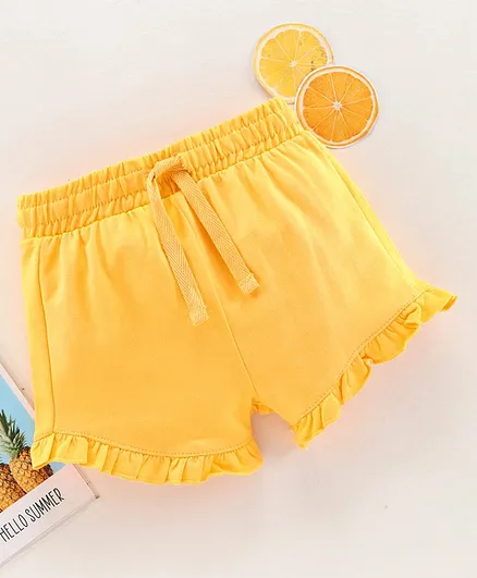 Fox Baby Solid Color Short - Yellow