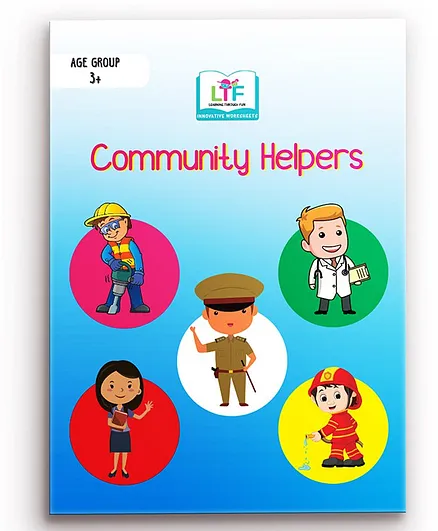 Learning Through Fun Community Helpers Reading And Learning Book - English