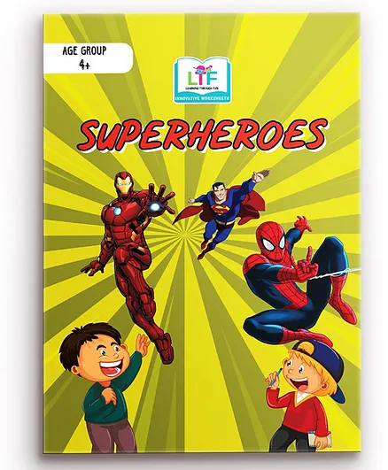 Learning Through Fun Superheros Activity Book - English