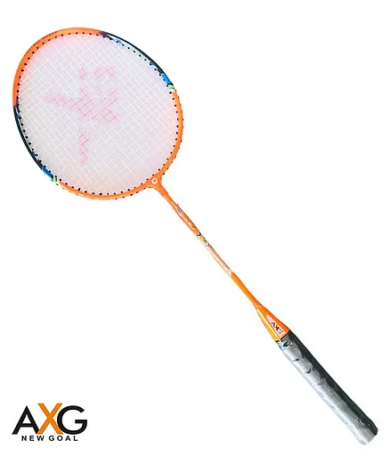 AXG New Goal Stylish Swing Badminton Racket - Orange