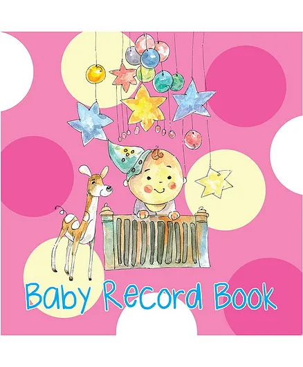 Baby Record Book Pink - English 