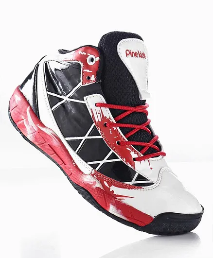 Pine Kids Basketball Shoes - Red