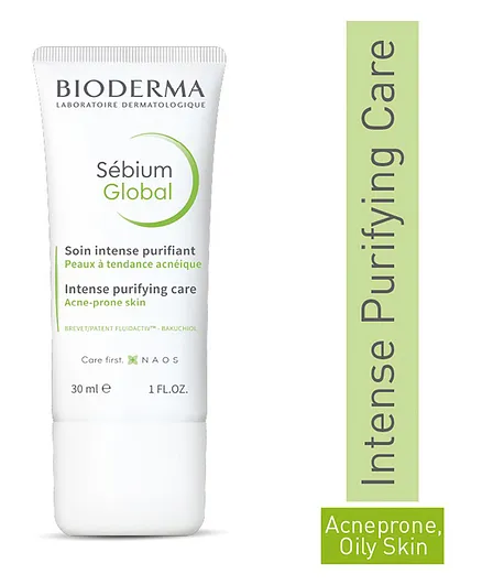 Bioderma Sebium Global Intense Purifying Cream Combination Acne-Prone Skin -  30 ml