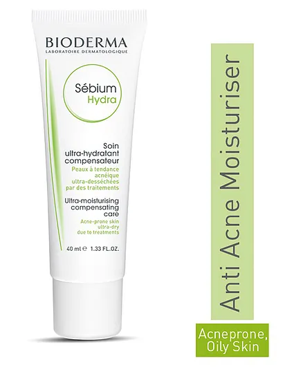 Bioderma Sebium Hydra Ultra Moisturising Cream Very Dry Acne-Prone Skin - 40 ml