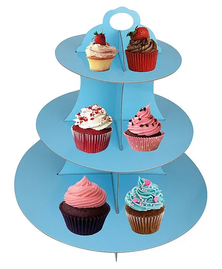 Party Anthem Cup Cake Stand - Blue