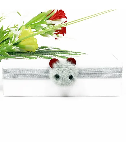 Tahanis Mouse Design Headband - White