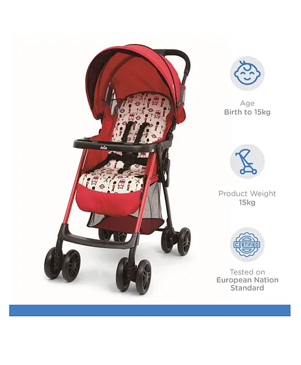 Joie Aire Lite Stroller with Canopy - Red