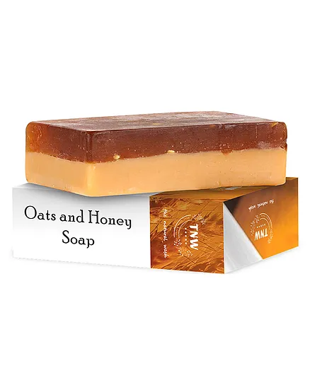 TNW -THE NATURAL WASH Oats & Honey Soap Bar - 100 gm