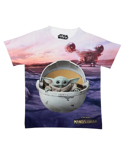 Disney By Crossroads Half Sleeves Star Wars Graphic Print T-shirt - Multi