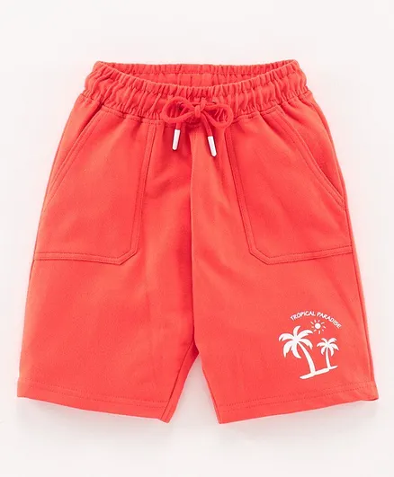Pine Kids Biowashed & Anti Microbial Shorts - Orange