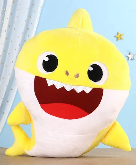 Baby Shark Plush Soft Toy Yellow - Height 30 cm