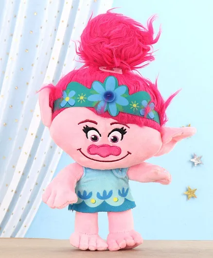 Trolls Poppy Plush Soft Toy Pink - Height 24 cm
