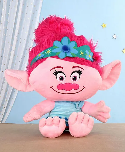 Trolls Poppy Plush Soft Toy Pink - Height 40 cm