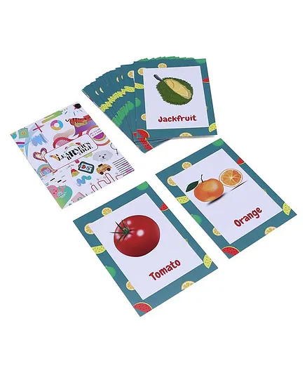 Learner's Bridge Vegetables Flash Cards - 20 Pieces