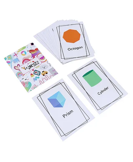 Learner's Bridge Shapes Flash Cards - 20 Pieces