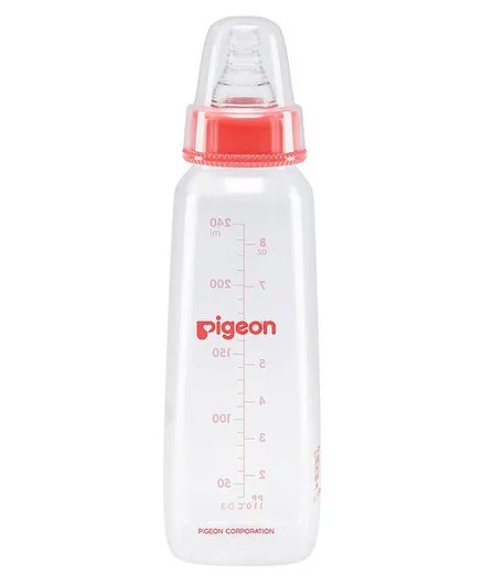 Pigeon Anti Colic Peristaltic Nursing Bottle Red - 240 ml