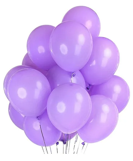 Party Propz Latex Balloons Pastel Purple - Pack of 100