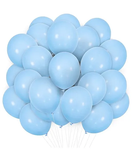 Party Propz Latex Balloons Pastel Blue - Pack of 50