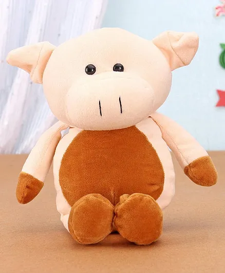 Creative Images Piggy Soft Toy Beige Brown - Height 30 cm