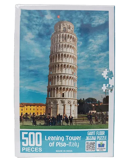 Muren Wonders of World Leaning Tower of Pisa Jumbo Jigsaw Puzzle - 500 Pieces