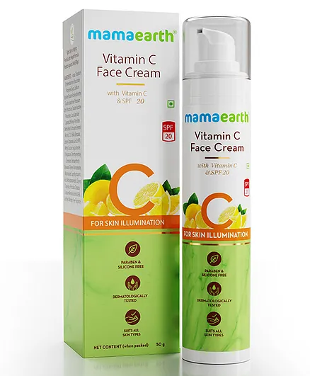 mamaearth Vitamin C Face Cream - 50 grams