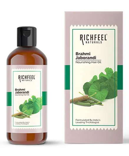 Richfeel Naturals Brahmi Jaborandi Hair Oil - 80 ml Online in India, Buy at  Best Price from  - 8921773