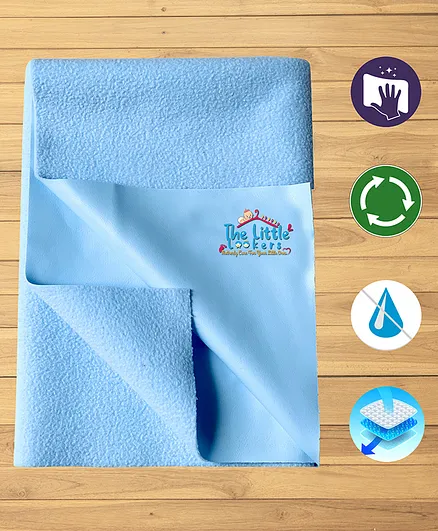 The Little Lookers Baby Dry Sheet Large - Sky Blue