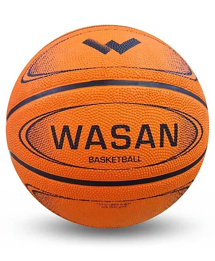 Wasan Rubber Basketball Size 7 - Orange