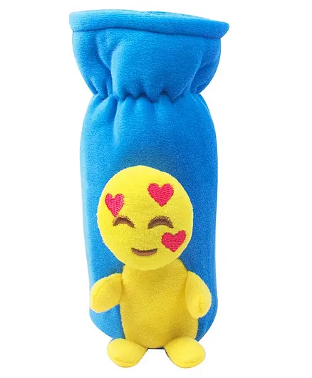 Ole Baby Plush Bottle Cover 3D Motif Blue Yellow - Fits 240 ml Feeding Bottle